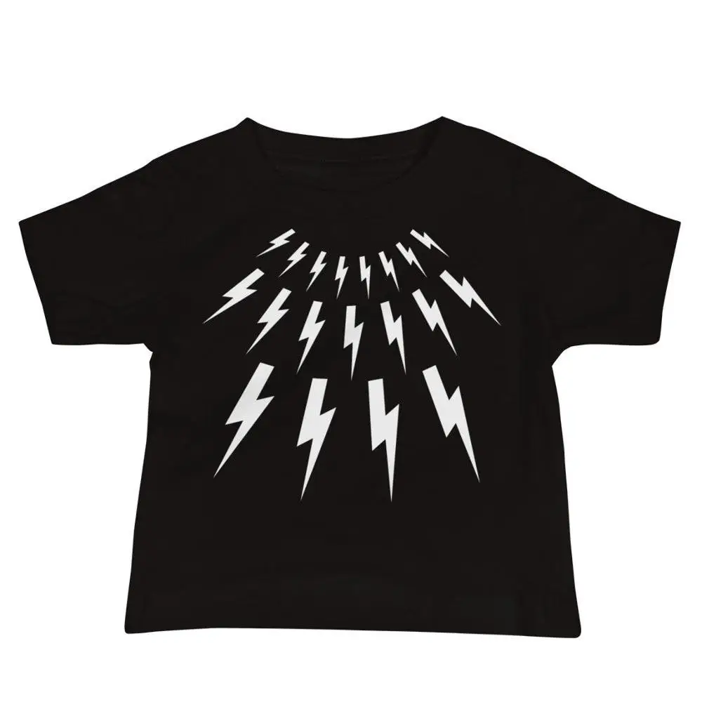 

Lightning Bolts T Shirt Unisex Baby Tee Short Sleeve Kids Cotton T-Shirt