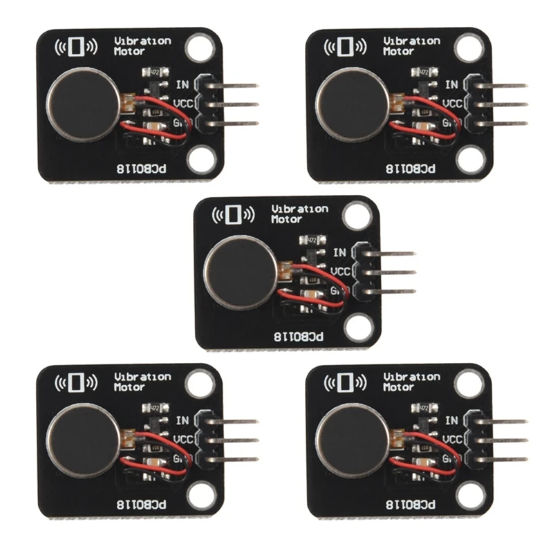 

Hot-5Pcs 1027 5V Mobile Phone Flat Motor Shock Motor Module Mobile Phone Vibration Module for Arduino