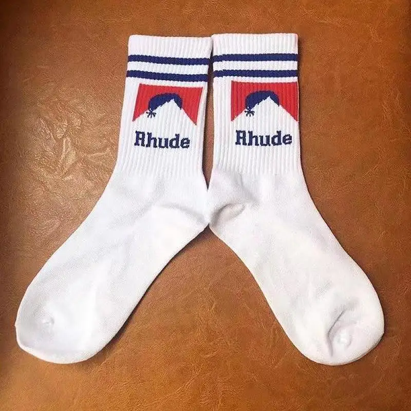 19ss ревеневые носки ранние женские и мужские подарочные Kanye Запад ревеня | Мужская