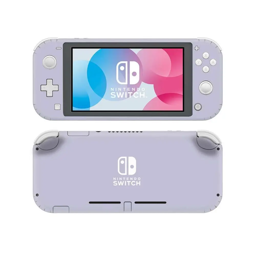 Однотонная фиолетовая наклейка для Nintendo Switch Lite Защитная Наклейка Lite|Наклейки| |