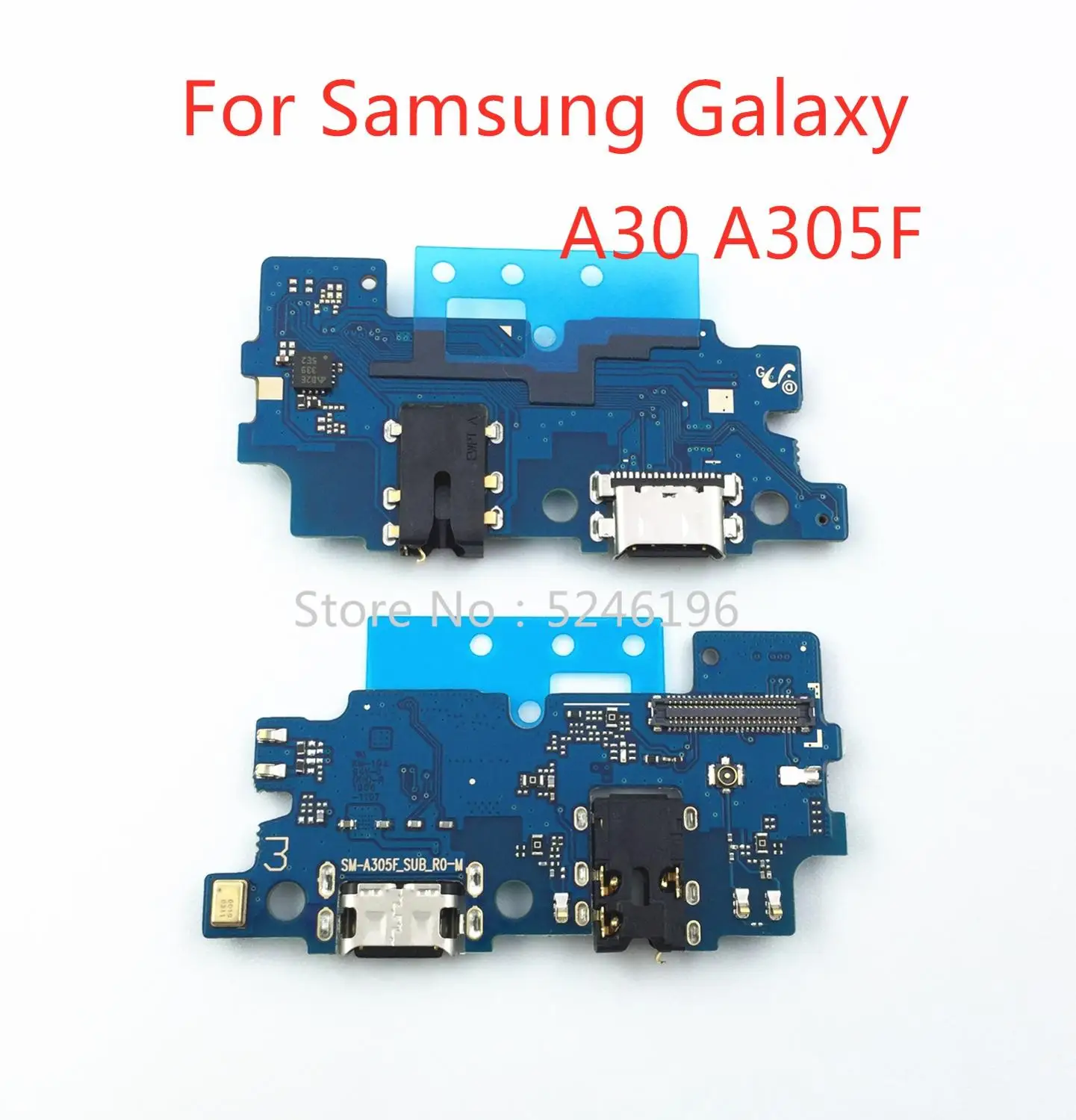 1pcs Applicable to For Samsung Galaxy A30 SM-A305F A30S A307 USB charging port charger base connector soft cable Replace parts