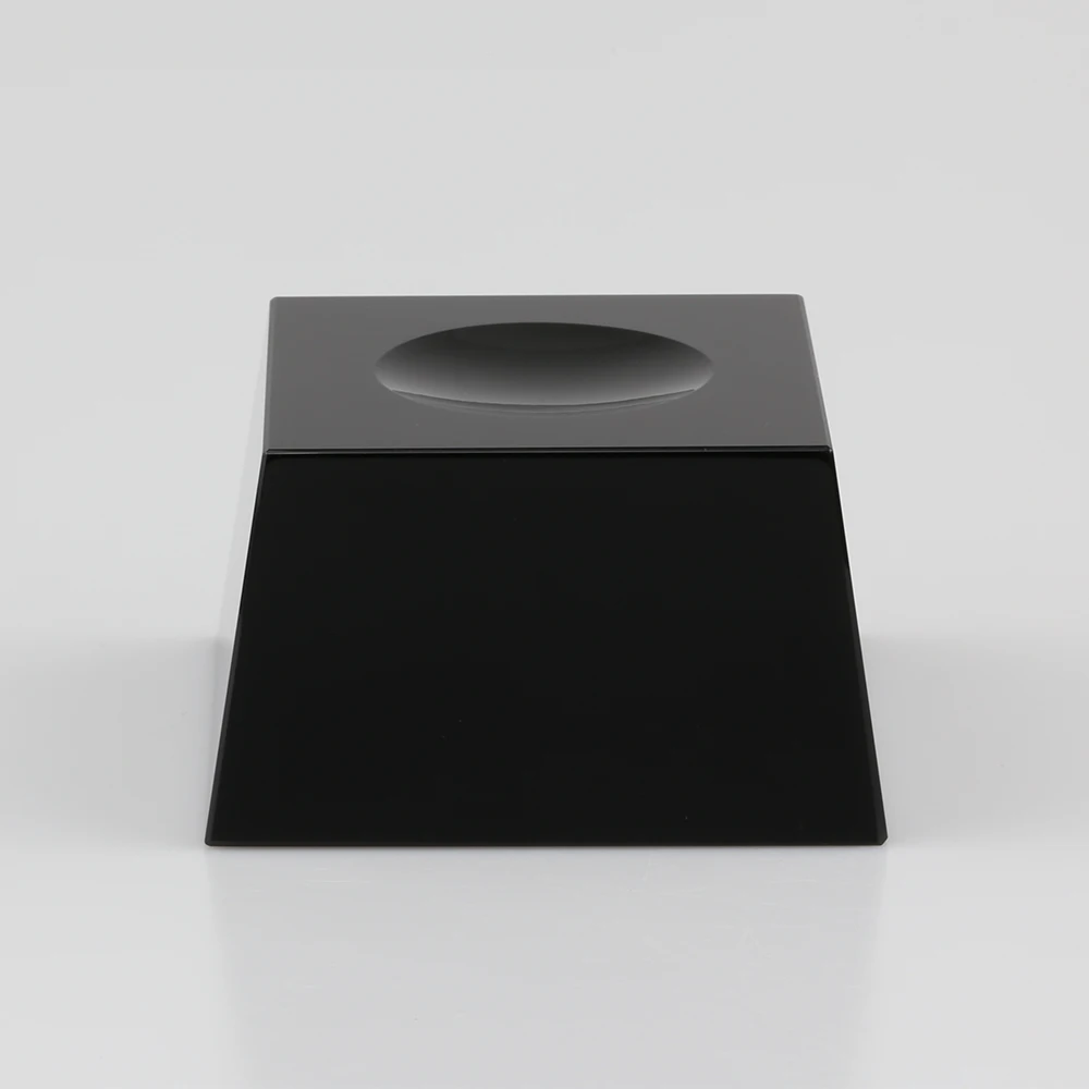 Подставка для дисплея из черного стекла K9 кубический хрустальный шарик