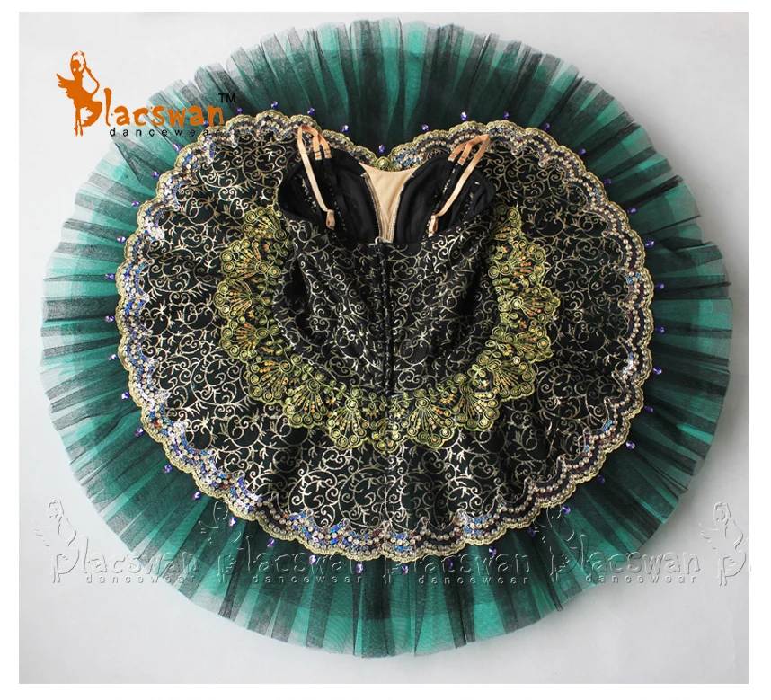 Темно-зеленый классический сценический костюм изумрудная индивидуальная