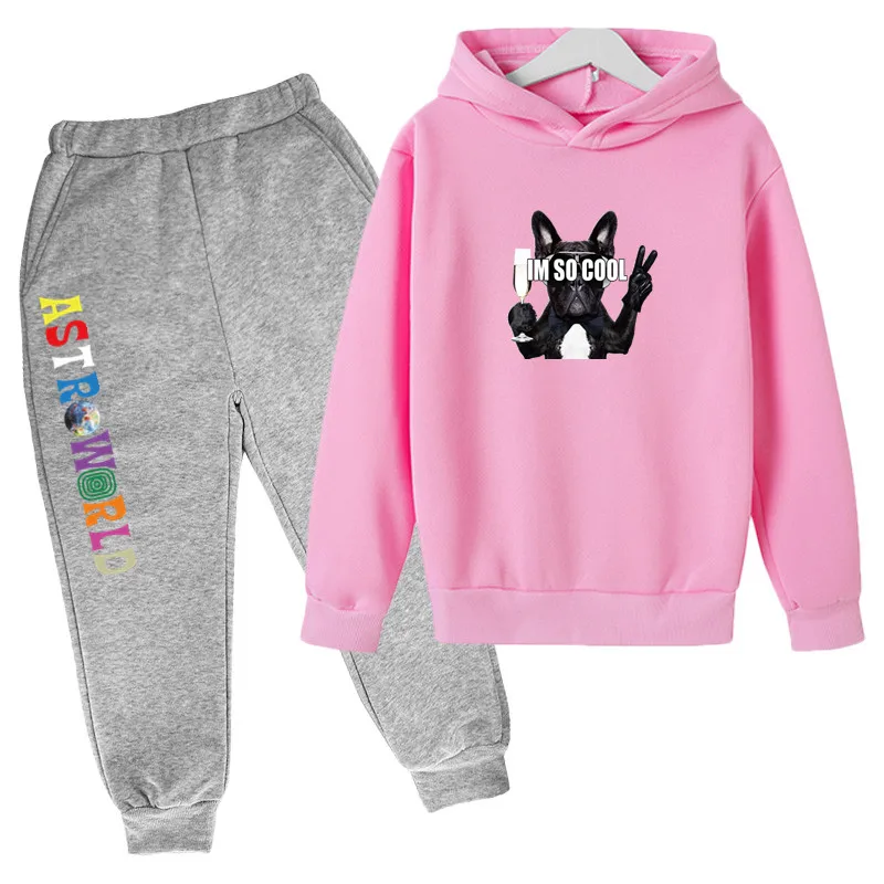 

New products for autumn and winter long-sleeved hooded childrens casual wear, sportswear, boys suits, childrens wear