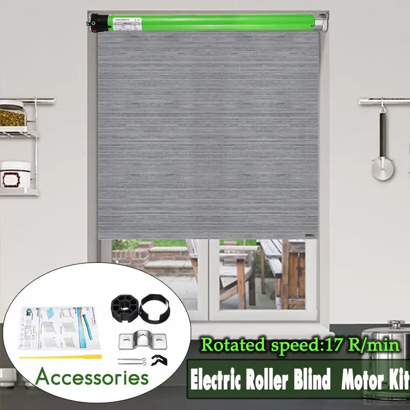 Dm35S 220V Intelligent Tubular Motor Roller Shade Electric Curtain Motorized Rolling Blind Shutter Anti-Theft Window | Обустройство