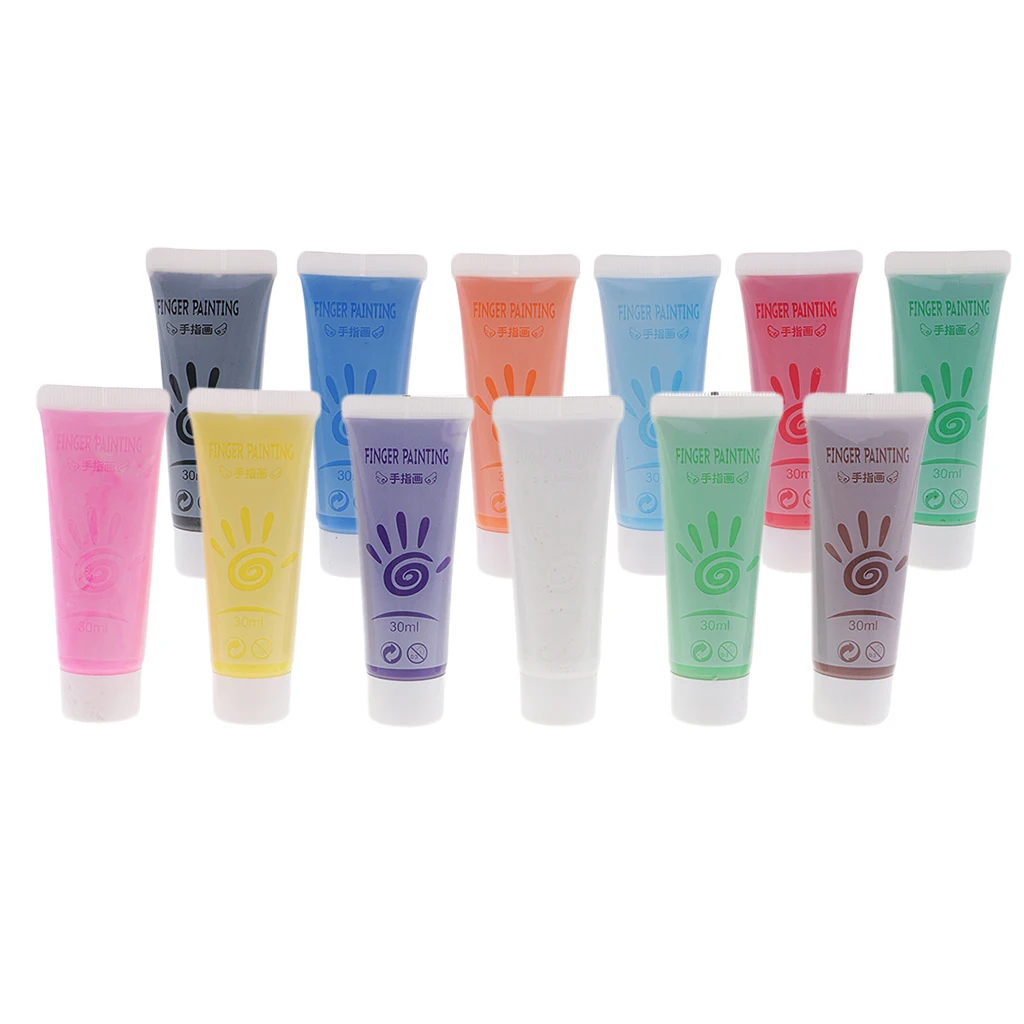 12 штук краски для пальцев мальчиков и девочек рождественский подарок детей