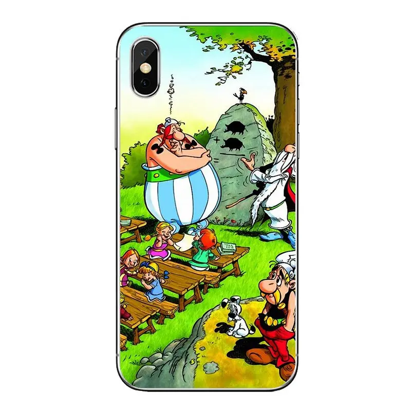 Мягкий прозрачный чехол для iPod Touch iPhone 4 4S 5 5S 5C SE 6 6S 7 8 X XR XS Plus MAX Asterix Популярные