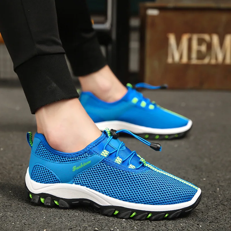 Мужские Нескользящие кроссовки повседневная обувь для прогулок износостойкая