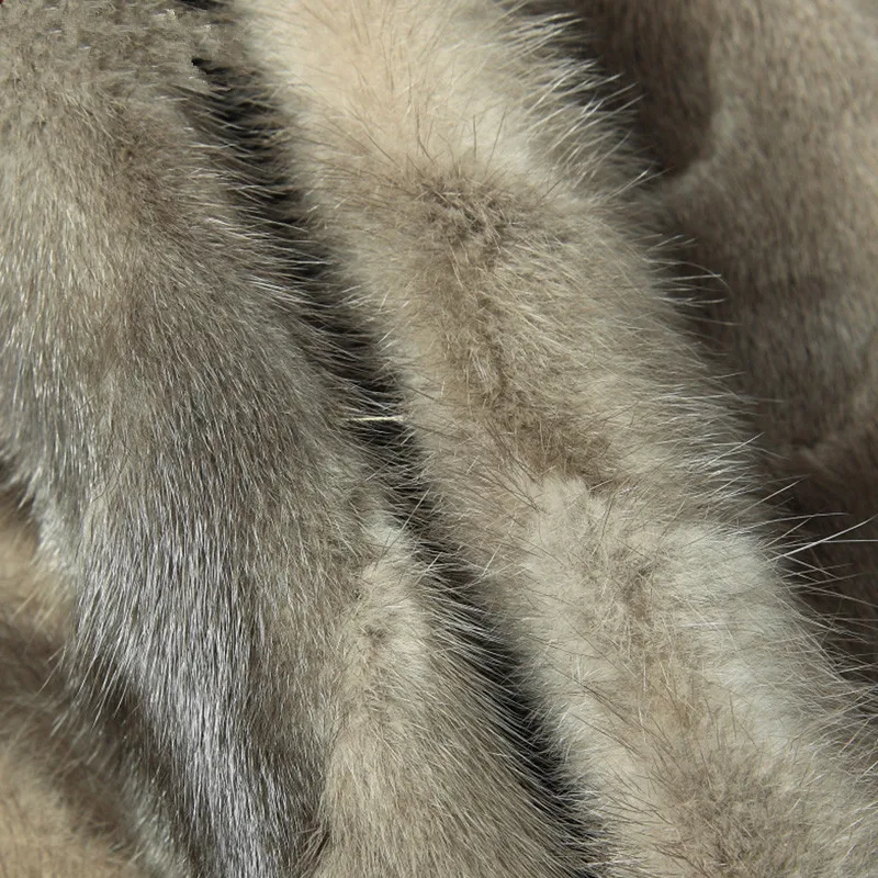 Пальто из натурального меха норки мужская зимняя куртка мужские пальто