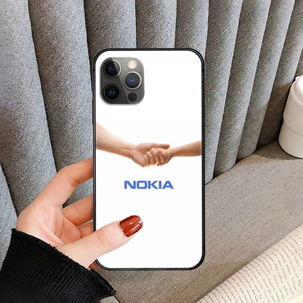 

Funny Nokia Phone Case Cover For Iphone 5 5S 6 6S PLUS 7 8 11 12 Mini X XR XS PRO SE 2020 MAX black bumper 3D shell tpu coque
