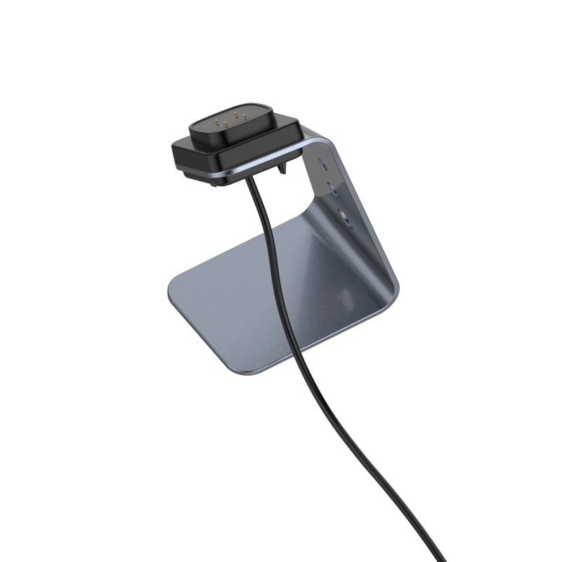 

1 Pc Aluminum alloy USB Charging Dock Cradle Dock Holder for Fitbit Versa 3 Sense Magnetic Charger Stand Smart Watch