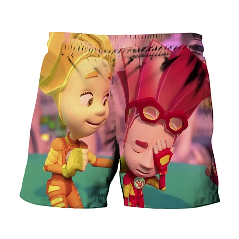 

Cartoons Screw 3D Shorts Summer Vacation Cartoon Beach Shorts 3D Printed Casual Loose Swimming Trunks For A Boy Sport Shorts