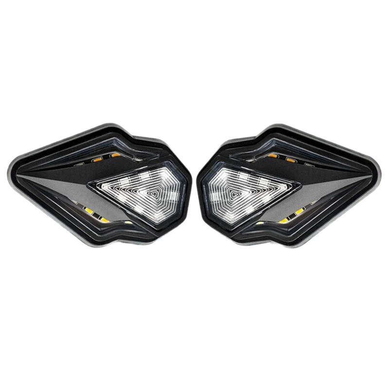 2 шт. мотоциклетный последовательный заподлицо сигнал поворота красный желтый