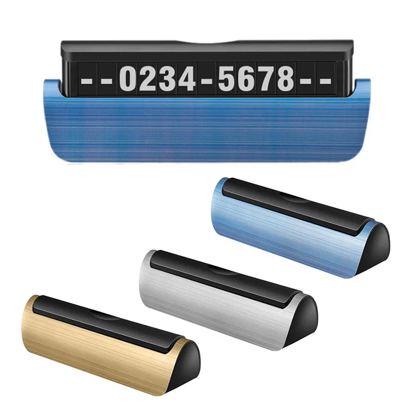 CARPRIE Временная парковочная карта экстренный контакт пластиковый скрытый