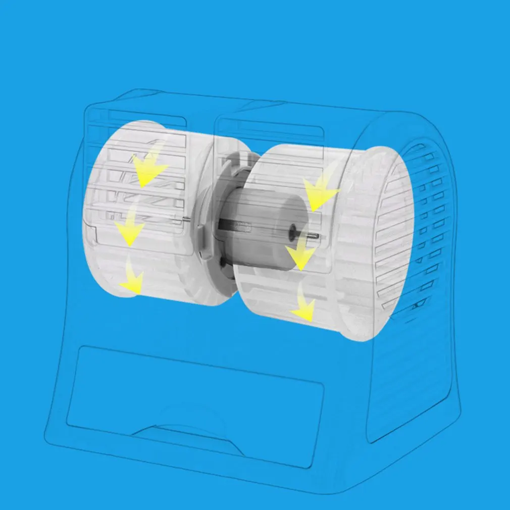 

Usb Small Fan Mini Fan Battery Perfume Air Conditioner Leafless Fan Double Port Small Fan Convenient Portable Small Fan Table CE