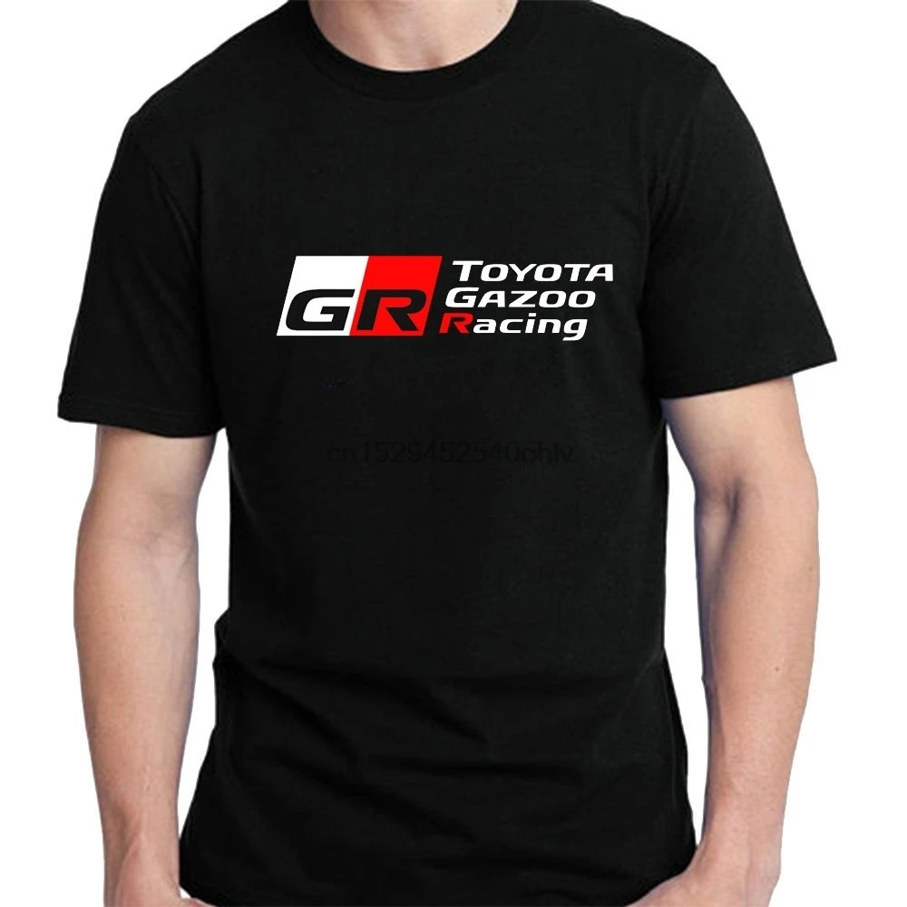 GR Toyota Gazoo Racing Summer New High Quality Men T Shirt Casual Short Sleeve Cotton T-Shirt