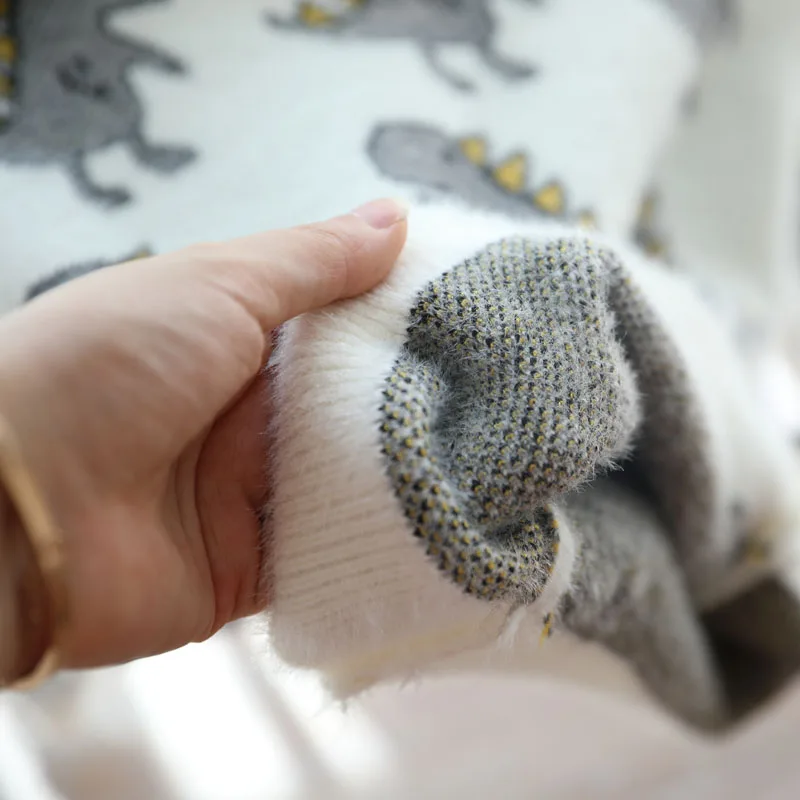 

Baby boy clothes child boy sweater autumn winter knitted warm clothes children's clothing Dinosaur baby clothes sweater