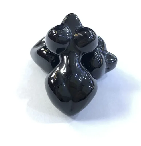 

Genuine Black Obsidian Pendant Gemstone Goddess Charms jewelry Wholesale Woman body Pendant Man Women gifts