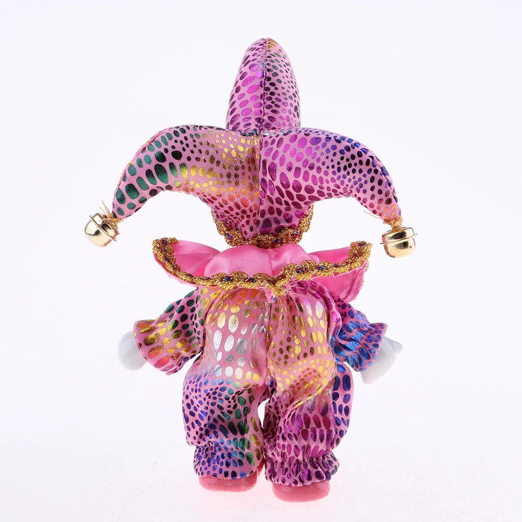 

6 Inch Italian Doll Porcelain Clown Figures Artware Fit for Valentine Gift, for Home Office Desktop Decor Ornaments