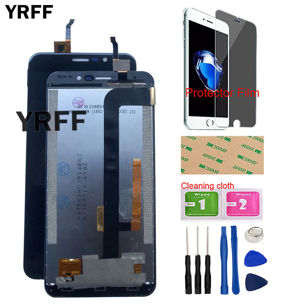 Мобильный ЖК дисплей 5 дюйма для Cubot Dinosaur с сенсорным экраном дигитайзер датчик