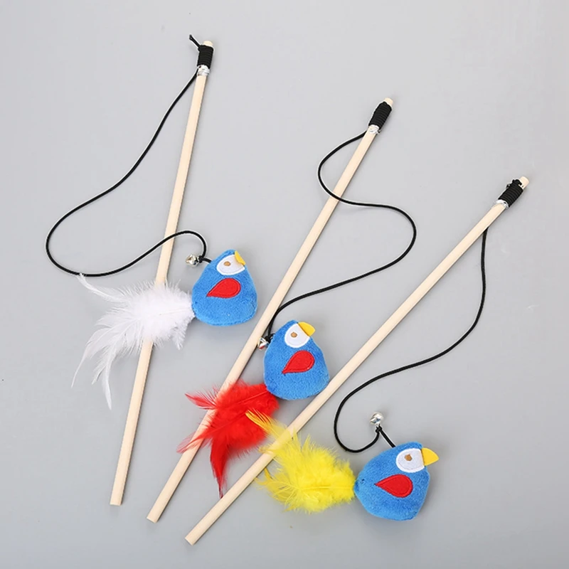 

Funny False Mouse Toys Feather Pet Cat Toys Mini Playing Toys For Cats Kitten Pet Accessories