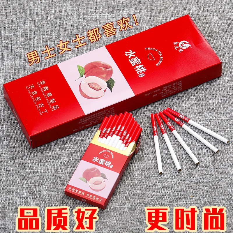 

Hot Selling Tea Smoke Fruit Mixed Flavor Men and Women Health Cigarettes Do Not Contain Nicotine No Tobacco