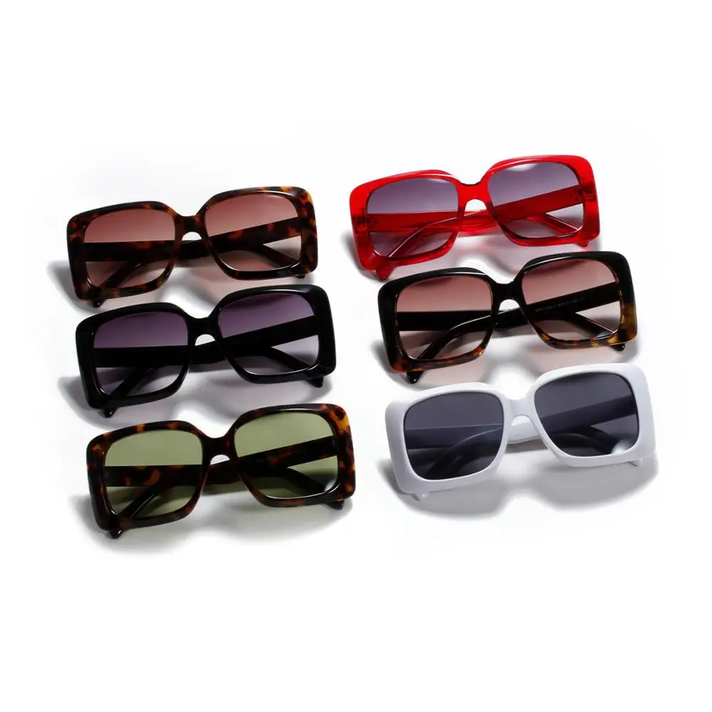 

Luxury Square Sunglasses Women Brand Designer Men Retro Frame Big Sun Glasses Female Vintage Male Oculos Feminino Shades uv400