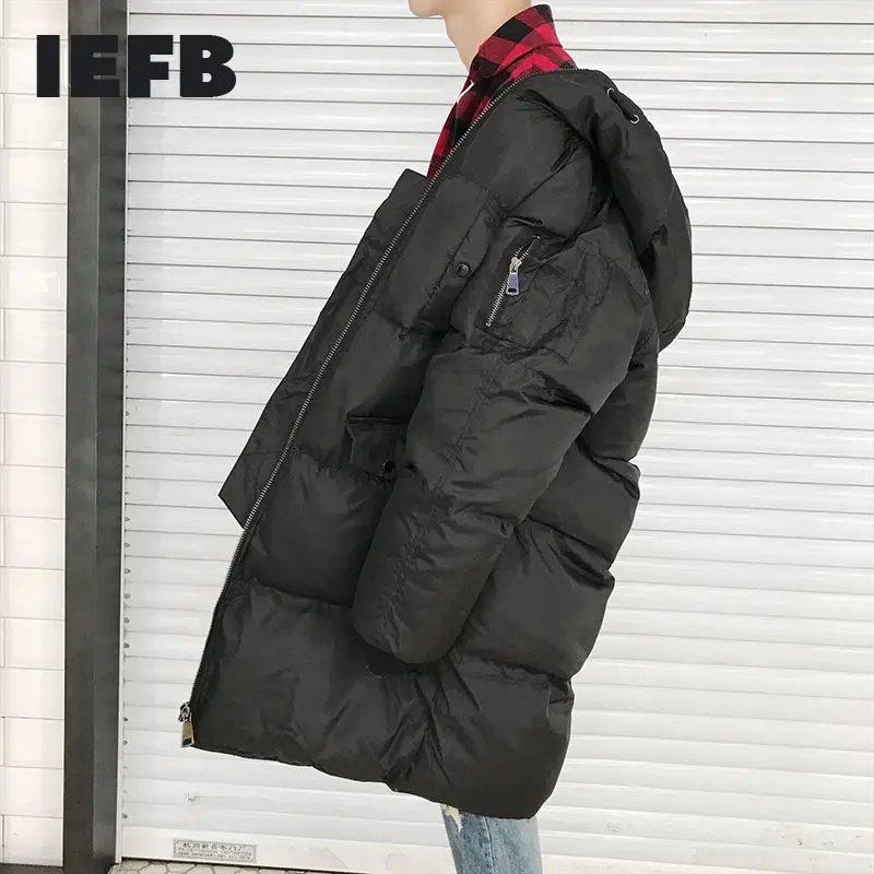 IEFB/Мужская одежда зимние куртки с хлопковой подкладкой для пар новинка 2020 модная