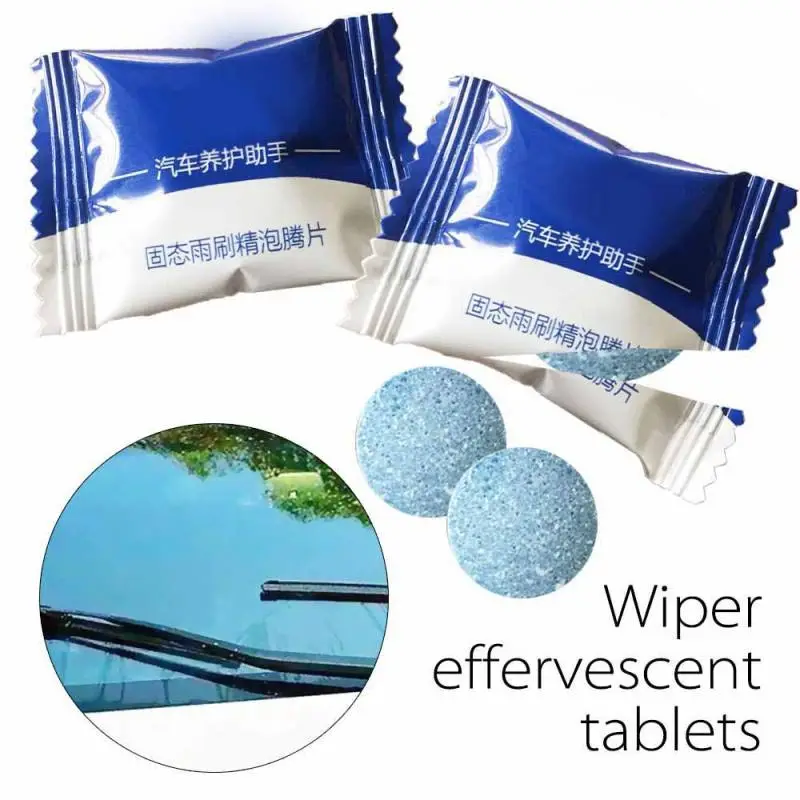 

50PCS Car Wiper Tablet Glass Cleaning Washer Car Cleaner Windshield Tool For BMW M E46 E53 E60 E61 E63 E65 E81 E82 E83 Accessory