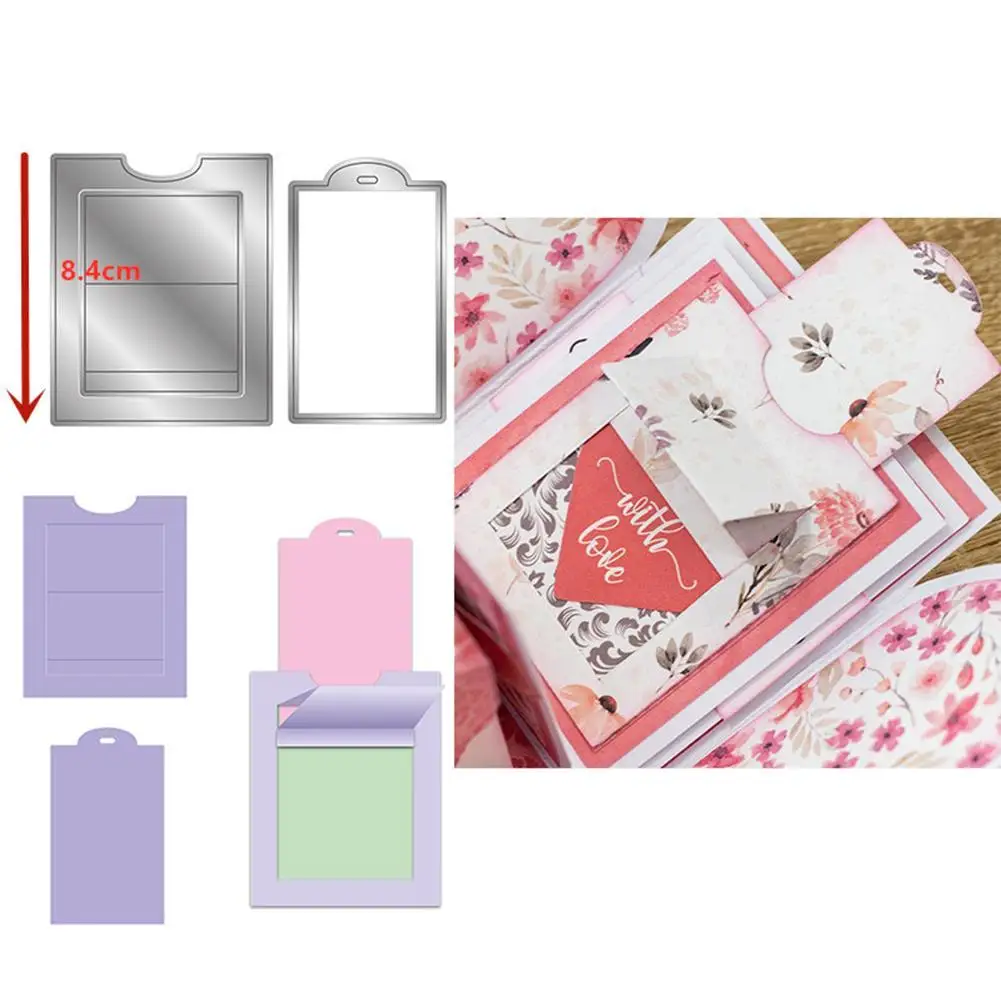 

Exploding Box Twist Slider Mechanism Faceted Favour Box Cutting Dies for DIY Scrapbooking Embossing Cards Crafts New 2021