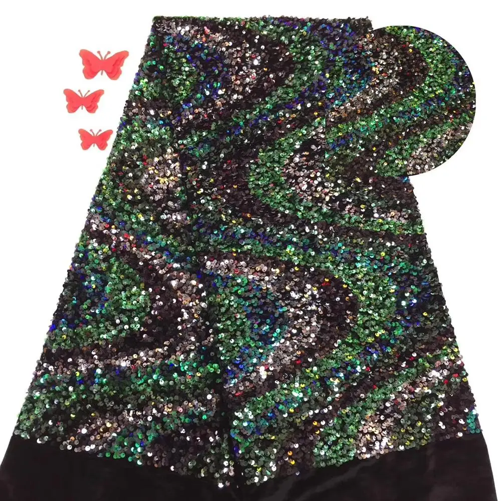 Новое Африканское кружево французское Кружевная Ткань бархатная ткань Нигерия