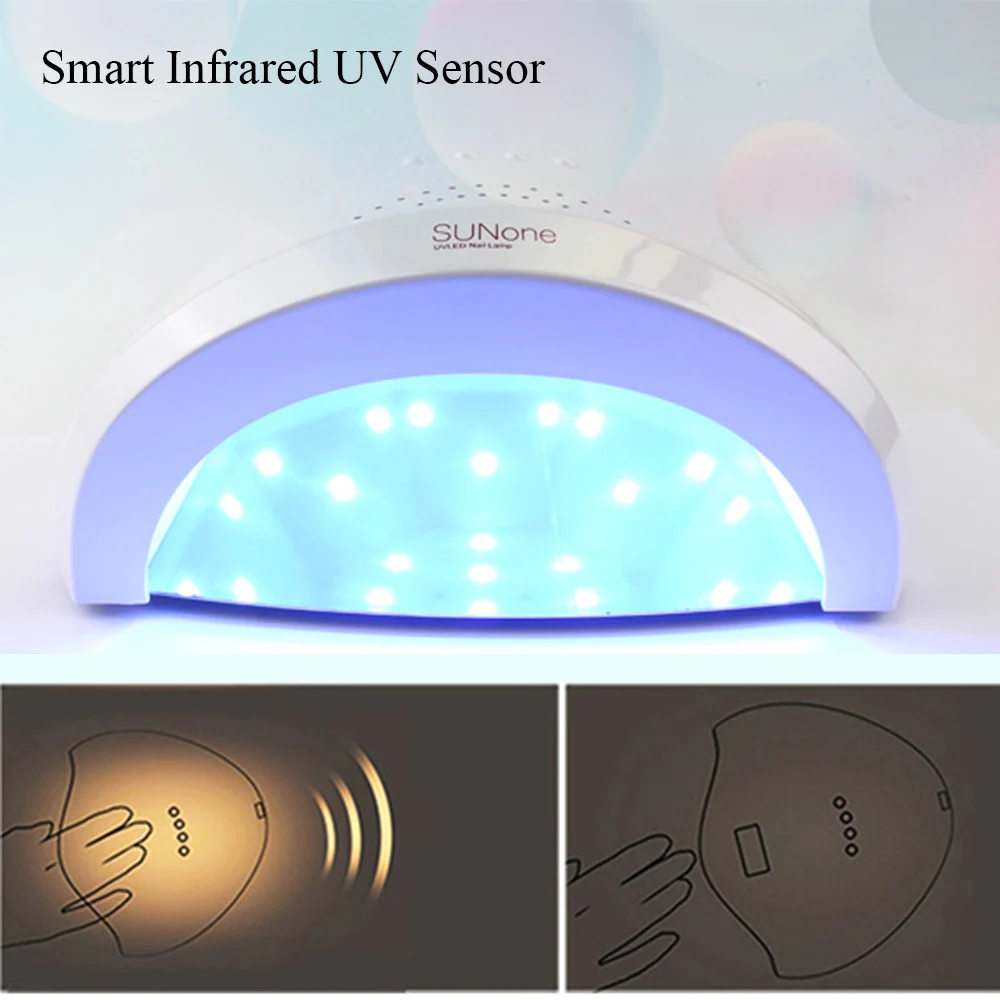 УФ-лампа для сушки гель-лака 30 светодиодный 48 Вт