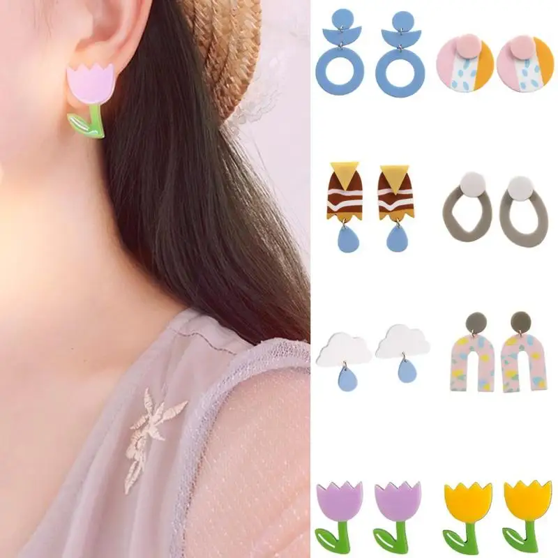 Серьги в виде леса облака повседневной жизни для женщин ювелирные изделия