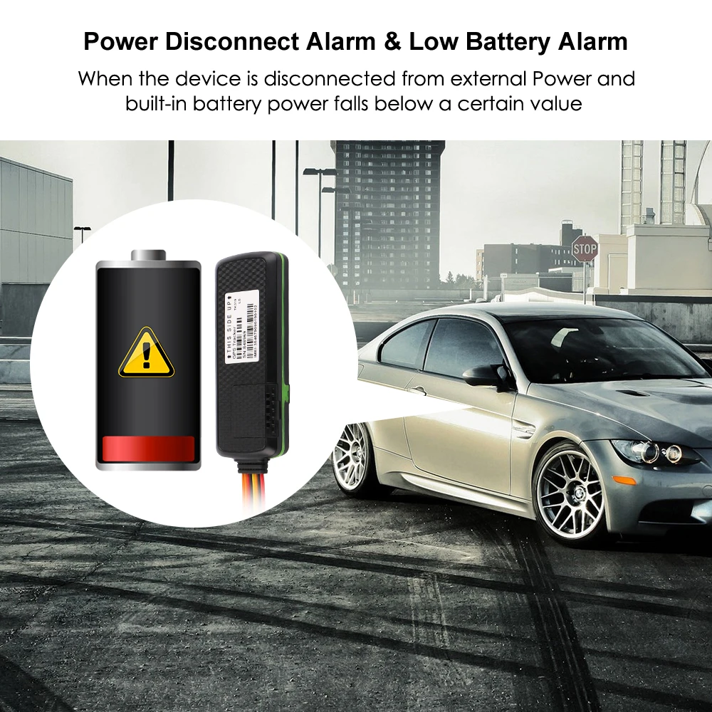 car GPS Tracker cut off engine 7-72V TK319-L Vehicle motorcycle tracking 4G Global use Free APP GPS Locator SOS Overspeed alarm