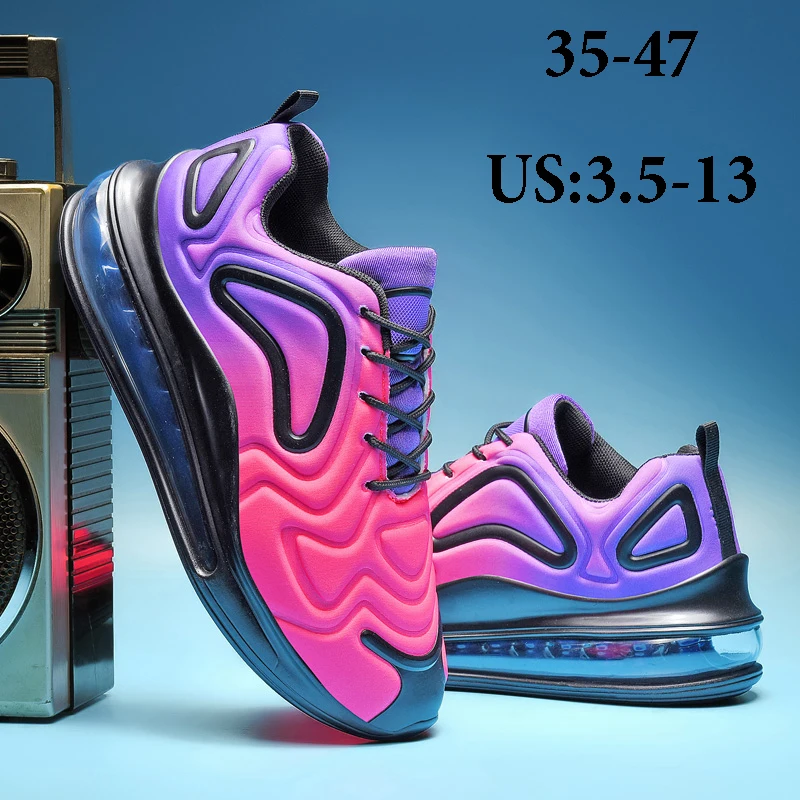 

Mens Sneakers Fashion Air Cushion Sports Men Comfort Breathe Casual Running Shoes Couple Shoes Outdoor Jogging Shoes Size 36-47