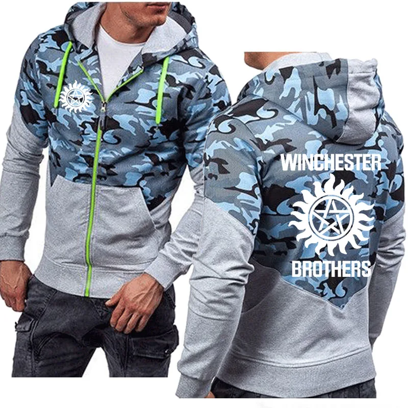

Unisex new spring autumn Supernatural Hoodie Men Winchester Bros Mens Hoodies Cotton Casual Men's jackets