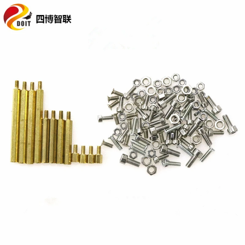 SZDOIT металлическая медная Колонка комплект M3/M4 винт гайка RC умный робот танк/шасси
