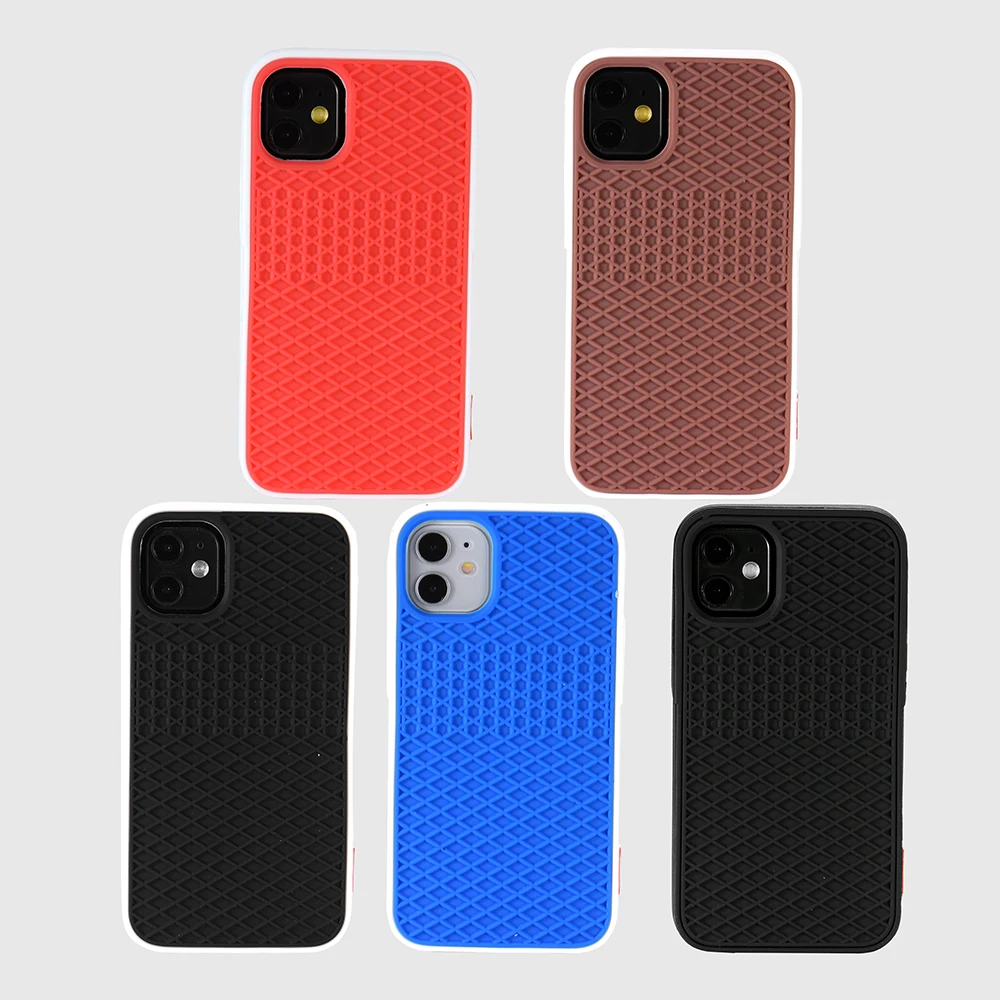 

Rainbow Colorful Van Waffle Street Super Sports Phone Case For IPhone 12 11 Pro Max X Xs Max 6 7 8 Plus Shockproof Back Cover