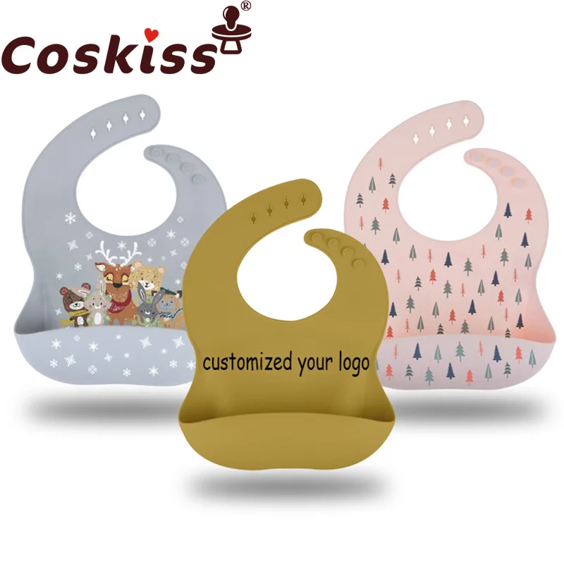 

Coskiss 1 шт. многоцветный детский силиконовый нагрудник детские товары водонепроницаемый мультяшный фартук Регулируемый нагрудник детский н...