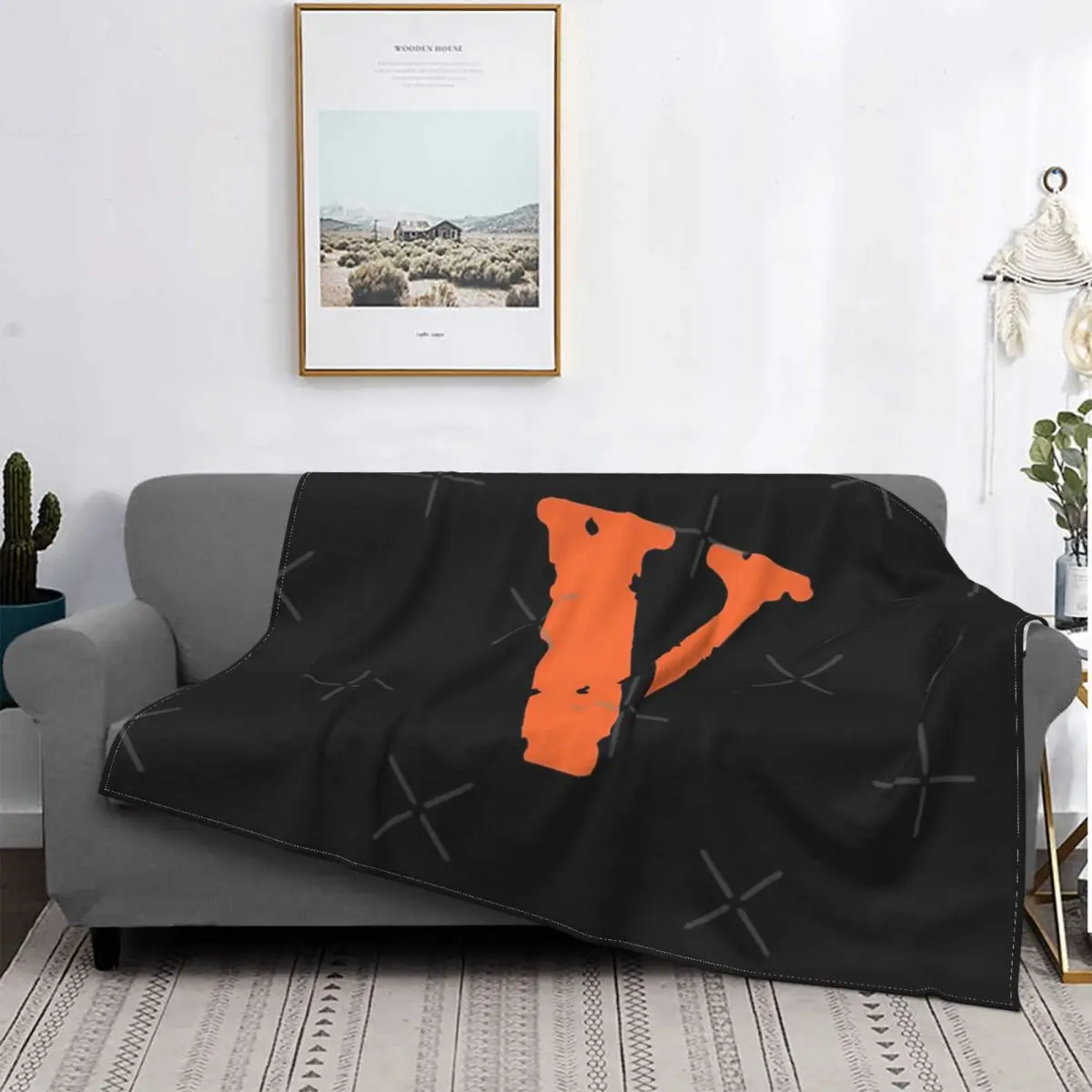 

Vlone Logo Mask - Awge Blanket Bedspread Bed Plaid Blanket Bedspread 90 Beach Blanket Bedding And Covers