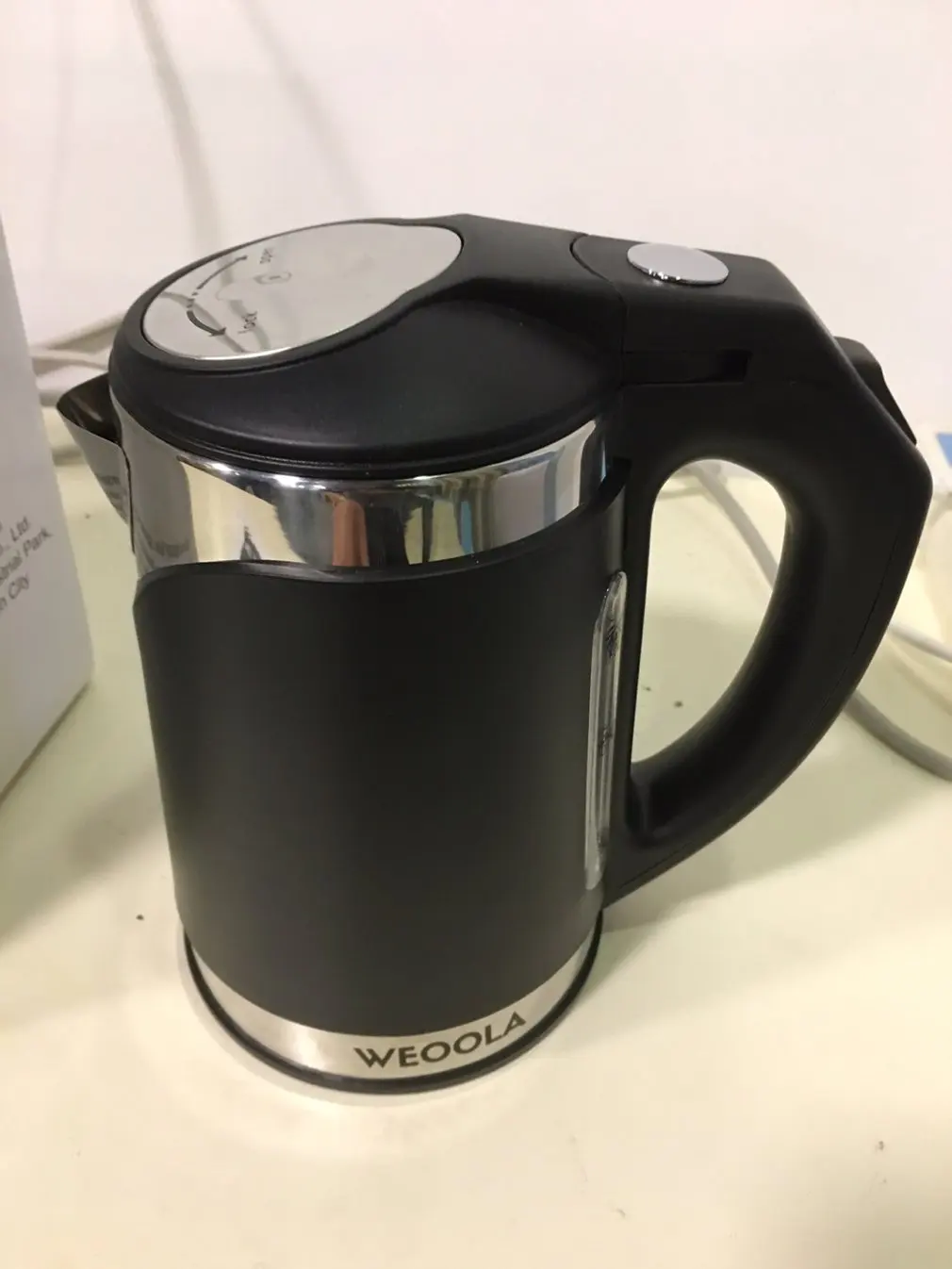 Electric Kettle Water Heater Boiler Automatic Shut-Off& Boil Dry Overheating Protection Stainless Steel Home Offfice