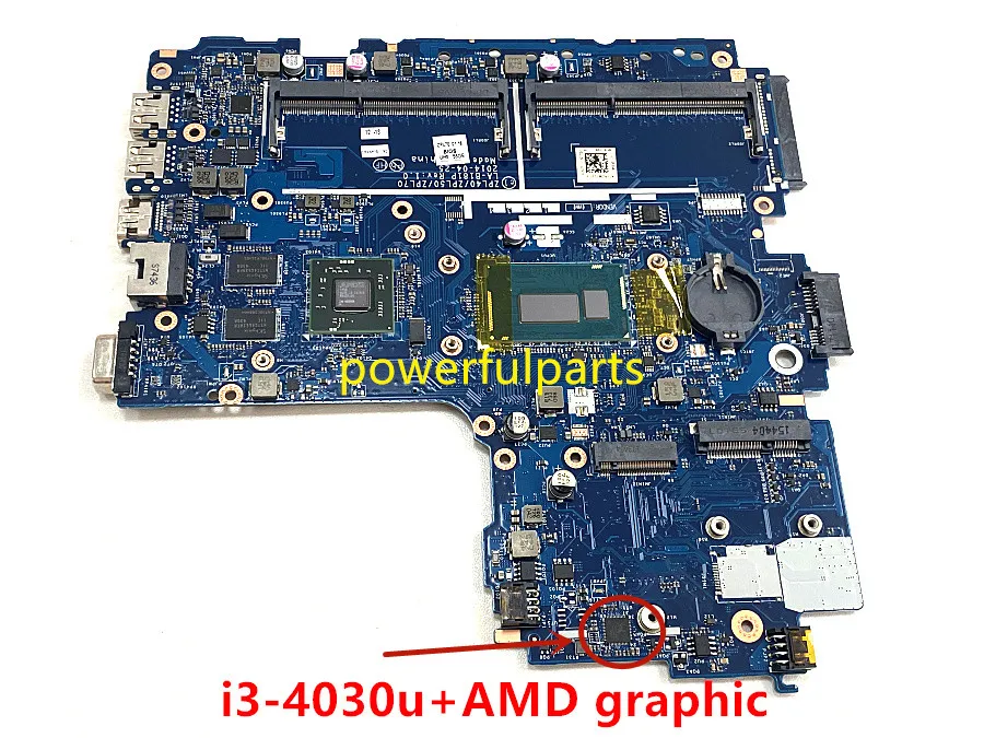 

100% working for hp probook 450 G2 440 G2 motherboard with i3-4030u cpu+AMD graphic 768398-001 LA-B181P mainboard tested ok
