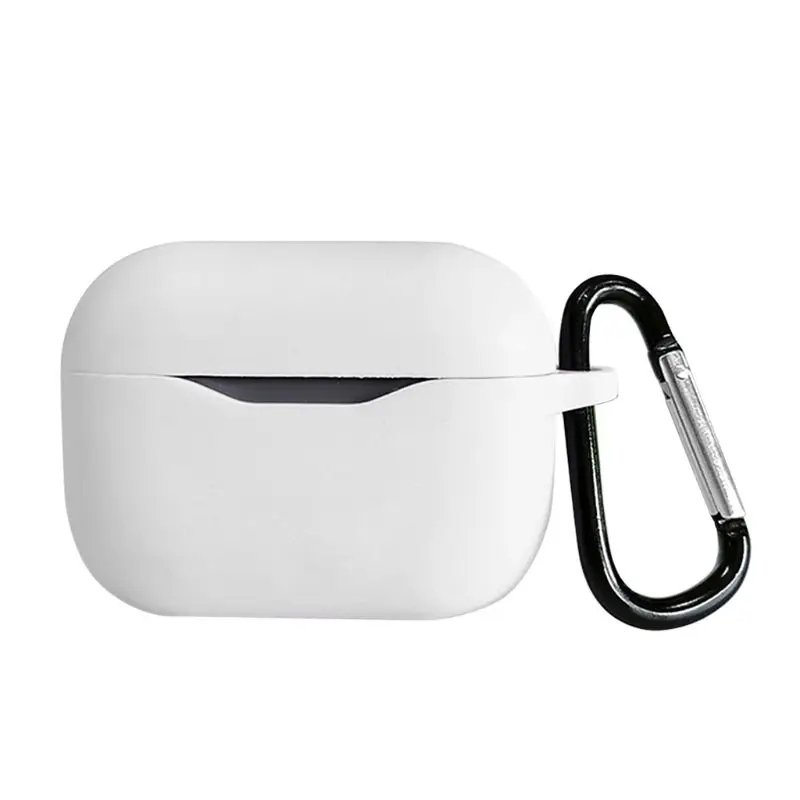 

New Earphone Case For -Lenovo LP1 TWS Wireless Earphone Silicone Protective Case Cover With Anti-Lost Hook Portable Case