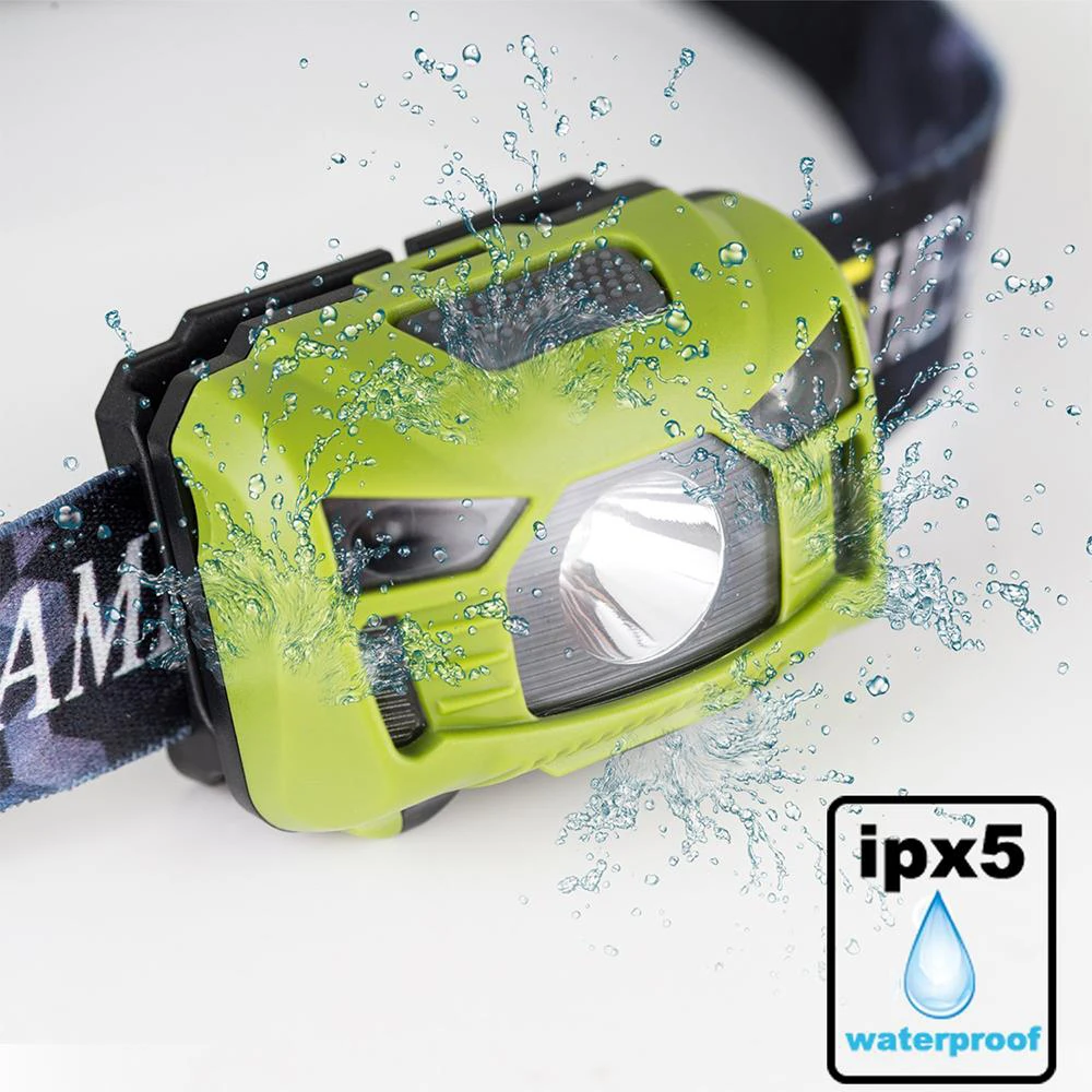 CREE 5 Вт светодиодный датчик движения тела налобный фонарь Мини фара