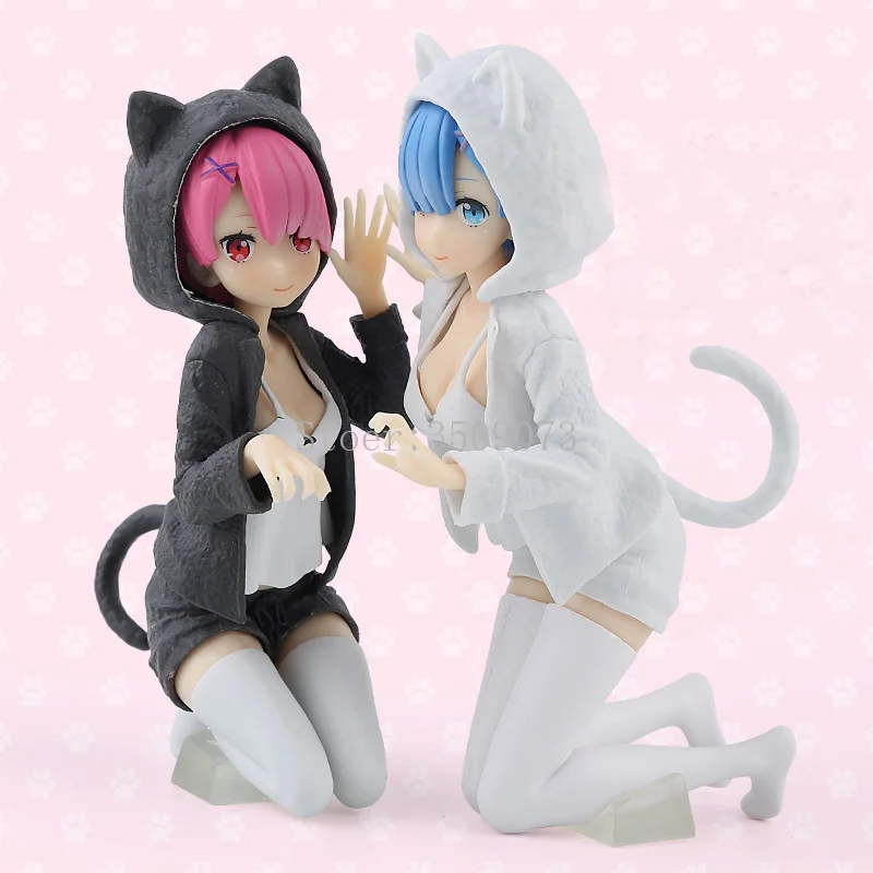 Фигурка аниме Rem и Ram Oirandouchuu Re:ZERO Начальная жизнь в другом мире ПВХ экшн фигурка