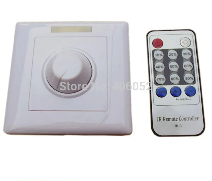 High voltage Infrared 14-Key Triac Dimmer remote Knob led dimmer switch 110v 220v for Dimmable Bulb | Освещение