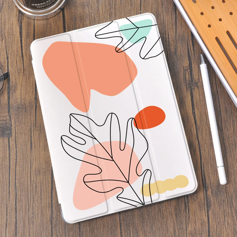 

Abstract Painting for Air 4 iPad Case 12.9 Pro 11 2018 Pencil Holder 10.2 7th 2020 8th Mini 5 Cover Silicone For 10.5 Air 1 2 3
