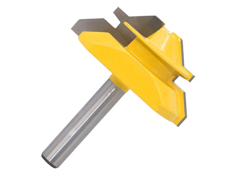 Концевая фреза с хвостовиком 8 мм торцевая защитой от откидной крышки 45 градусов