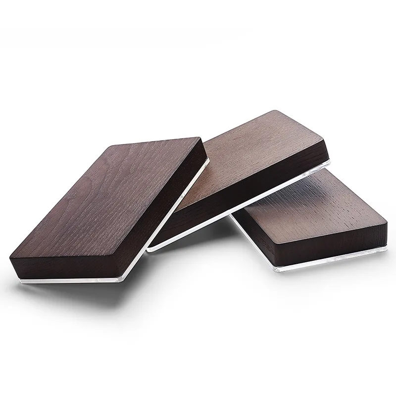 Solid wood black walnut jewelry box ring necklace bracelet storage box acrylic cover jewelry display box in stock