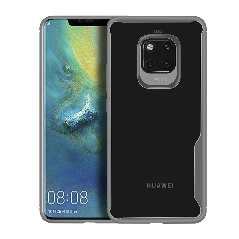 Luxury Shockproof Bumper For HUAWEI mate 20pro cases transparent Business for mate20 p30pro Clear protection Back Cover |